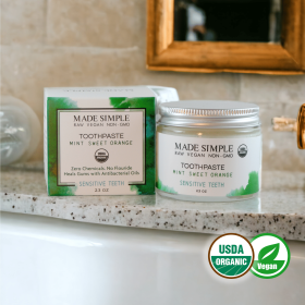 Mint Sweet Orange Toothpaste - Organic, Vegan & Cruelty-free