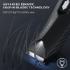 VACASSO Electric Body Hair Trimmer for Men Groin Hair Trimmer Ball Shaver w/Light&LED Display, USB Recharge Dock, Adjustable Ceramic Blade Head