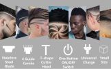 Electric Hair Clipper, Rechargeable, T9 Vintage Style, for Men's Grooming, USA