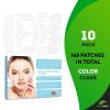 Facial Patches for Wrinkles. Pack of 160 Face Strips of Various Shapes. Reusable Wrinkle Patches for Smoothing Eye, Mouth