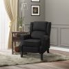 HOMCOM Recliner Massage Chair with Heat, Massage Recliner Chair with Remote Controller, Side Pocket, Black